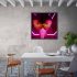 Twiggles_vienna-neon-portrait-artwork-contemporary-dining-room
