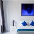 raquel-blue-portrait-artwork-bedroom